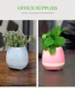 Creative Smart Bluetooth Touch Music Flower Pots Home Office Decoration Green Plant Music Flower Pot Colorful Night Light With SPE9442600