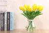 30 sztuk Tulipany Lateksowe Sztuczne Pu Kwiat Bukiet Prawdziwy Dotyk Kwiaty Dom I Wedding Party Decoration 12 Kolory Opcja