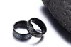 Kvalitet vintage svart titanring för män bröllop titan ringar band nya punkring smycken n197203854