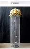 6 piezas Florero de boda Centro de mesa de boda Candelabros H100 cm de alto Candelabro de acrílico de boda de plata Suministro de banquetes3837355