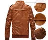 New Men's leather jacket coat thickness and velvet man leather male cultivate one's morality locomotive coat/large wholesale