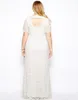 Plus Size Trouwjurken Bruiloft Gastjurk Bruiloft Gast Lange Avond Party Formele Moeder van de Bridemaid Jurk Formele avond Prom