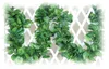 2,4m Konstgjorda gröna druvblad Övriga Boston Ivy Vine Dekorerad Fake Flower Cane 90 Leaves Partihandel Gratis Frakt HH08