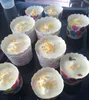 Mini Paper Cupcake Baking Cups Muffin Cake cups Food grade wit karton bakvormpjes op hoge temperatuur 50 Pack