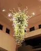 Moderne lamp woonkamer kunst decoratieve kroonluchters europese 100% mond geblazen murano glas LED amerikaanse kroonluchter en hanglampen