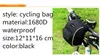 Wandelen Camping Stuff Sacks Sport Fietsen Tassen Mannen Dames Trekking Polyester Packs Mountain Travel Bicycle Bag Zwarte Snelle Verzending