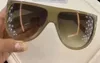 Óculos de sol de sombra finos para mulheres 41435 lentes de gradiente preto/cinza óculos de sol top lixo Occhiali da solteiro Moda Moda Os óculos de sol com caixa