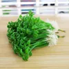 10pcs Artificial Bean Sprouts Small Leaves Plant Garden Decoration 6 Branches Clover Grass Foliage Flower Leaf Home Decor