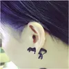 animal cuff earrings