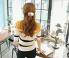 10 pz ragazza Faux Fur Fluffy Pom Pom due Palla insieme Scrunchies pompon Elastico Ponytail Holder cravatte per capelli accessori GR111