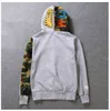 Erkek kadın severler spor giyim ceket jogger eşofman pulluk polar sweatshirt siyah hip hop hoodies erkek köpekbalığı ağız