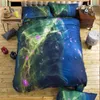 Whole 2016 New 43PCS Galaxy 3D Bedding Sets Universe Outer Space Duvet Cover Bed SheetフィットベッドシートPillowcase2002123