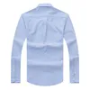 2024 Nowa jesień i zima męska bawełniana koszula Pure Men's Casual Men Shirt Fashion Oxford koszulka