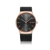 Curren Black Rose Gold Ponteiro Relogio Masculino famoso sumptuoso clástico clástico esportivo de pulseira Business Watch Men 825624111808