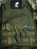 D Form 200lb Bergsklättring Spänne Snap Clip Plast Stål Klättring EDC Ryggsäck Buckle Hook Carabiner D-Ring Lock Tactical Mole QuickDraw