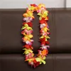 Hawaii Leis Ipek Çiçek Parti Favor leis Yapay Garland Çelenk Amigo Kolye Dekorasyon