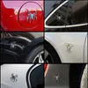 3D Auto Stickers Universele Metalen Spider Vorm Embleem Chrome Auto Vrachtwagen Motor Sticker Goud/Zilver Badge Sticker Auto styling