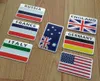 Zelfklevende vlag aluminiumlegering stickers sticker embleem badge voor auto vrachtwagen bumper8897923