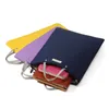 Vente en gros- Kicute Simple Solid Oxford Canvas A4 Grande Capacité Document Bag Business Briefcase Storage File Folder for Papers Papeterie