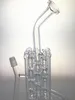 Tubo per fumatori in vetro 10 "Riciclatore di acqua Bella bong in vetro maschio 14mm Riciclatore di olio Rigeneratore Filtro Percolatore Dab rig per chiodi di quarzo