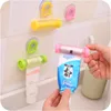 All'ingrosso- Spremiagrumi in plastica a 5 colori Dispenser facile per dentifricio utile, porta dentifricio per bagno, accessori per il bagno