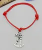 Free Ship 100pcs Girl Boy String Lucky Red wax Cord Adjustable Bracelet NEW
