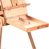 فرنسي Easel Wooden Sketch Box محمولة قابلة للطي دائمة الرسامين TRIPOD5172712