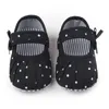 Newborn First Walker Infant Toddler Cute Shoes Baby Girl Bow Dot Princess Shoes 0-18 Mon 11