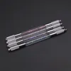 Wholesale New Hot Selling Manual Double Crystal Acrylic Tattoo Pen Microblading Permanent Eyebrow Tools Free Shipping