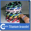 New Arrival 100pcs bracelet Baseball new 2 rope Germanium Titanium bracelet