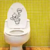 Bricolage toilette salle de bain autocollants sticker mural pour chambres d'enfants drôle décor à la maison décoration accessoires affiches sticker mural