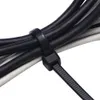 1000 sztuk Czarny Nylon Samozgłębienia Heavy Duty Standard Cable Wrap Zip Krawaty Paski Zestaw do przewodów drucianych Przymocuj więzi do domu i przemysłu