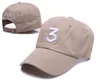 Black Khaki Popular Chance The Rapper 3 Dad Hat Letter Broidery Baseball Cap Hip Hop Streetwear Frog Snapback Daddy Hat Bone3210137