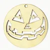 Halloween dekorationer Halloween Laser Cut Wood Pumpkins Små Halloween Party Ornaments Dekorativa Party Decoration Festival Party Leverantörer