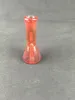 Mini narguilé en verre Fluorescent vert et rouge, pipe à fumer pour tour de forage, concessions de prix directes d'usine