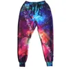 Toptan-2016 Yeni Moda Erkekler Joggers Pantolon 3D Grafik Galaxy Uzay Rahat Sweatpants Erkek Hip Hop Boya Pantolon Boyutu S-XL