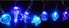 Nowość Flash LED Naszyjnik Heart Star Butterfly Wisiorek Glow W Dark Christmas Party Dekoracje prezent dla dzieci za4588