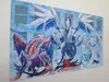 Trident Dragon Custom made of card cushion Sito Yugioh Cartoon game pad per mappare Borsa di imballaggio per carte in omaggio