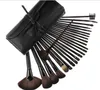 Makeup cosmetics brushes for eyebrow eyeshadow lip 24pcs set Foundation Makeup Brush Sets black red , blue pink color