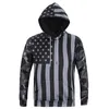 Wholesale-New Fashion North America Style 3D Hoodies Men Women Hooded Sweatshirts USA Flag Stars & Stripes Print Hoody Tops Plus Size 3XL