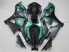 High quality ABS plastic fairing kit for Suzuki GSXR1000 07 08 black green bodywork fairings set GSXR1000 2007 2008 OT45