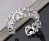 2017 heißer Verkauf zum besten Preis! 925 Sterling Silber Übertreibung 10mm Herz Öffnung Ring Charms Modeschmuck 10 teile/los