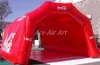 Custom 6x4x3m Red Inflatable Tunnel Tent for Emergency Rescuers Shelter or Sports Game Marquee on sale