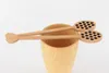 Cute Hollow Out Love Shaped Wooden Honey Stick Wood Honey Spoon Stick Dipper Stirrer Flatware Accessories Kitchen Gadget ZA33976526948