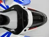 Perfetta per SUZUKI GSXR1000 K2 2000 2001 2002 kit carena in plastica blu bianco nero GSX-R1000 00 01 02 set carene HV098