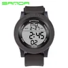 2017 Sanda Sport Digital Watch Men Top Brand Luxury Famosa Muñeco Muñeco Muñeco para reloj Electrónico Relogio Masculino6454045