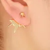 star hanging earrings