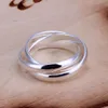 Brand New Three Laps Sterling Silver Jewelry Ring SR167, Brand New 925 Silver Finger Pierścionki Pierścieni