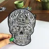 Partihandel Live Love Ride Sugar Skull Broderad Patch Strykjärn på jackan Vest Embroider Badge DIY Applique Broderi Emblem 5 "Gratis frakt