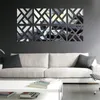 2a2b set promotion nya 3d vägg klistermärken Real hot sale boende hem dekoration modern stilleben hus diy vägg klistermärke akryl spegel